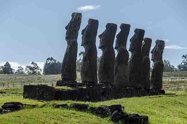 107 - Chile - isla de Rapa Nui o Pascua - Ahu Akivi